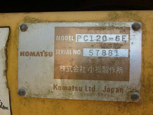 Komatsu PC120-6E อาร์มยาวพิเศษ นำเข้าจากญี่ปุ่น โทร.090-986-2521 อ๊อบ