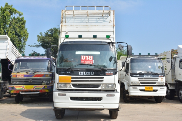ISUZU DECA 320 hp กระบะดั้มคอกสูงเเม่+ลูก