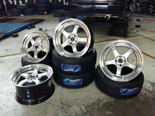 ล้อ S1 ขอบ17X9 ออฟ+32 4H100 สี HS