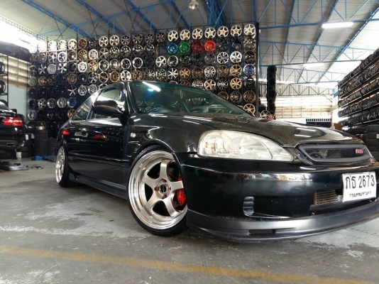 ล้อ S1 ขอบ17X9 ออฟ+32 4H100 สี HS