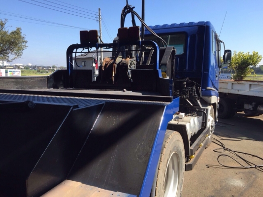 FUSO ซุปเปอร์เกรด FP511D เครื่อง8M20 รถหัวลากเทเลอร์หางโรลเบด 14ล้อ ยาว7เมตร รถปี1997