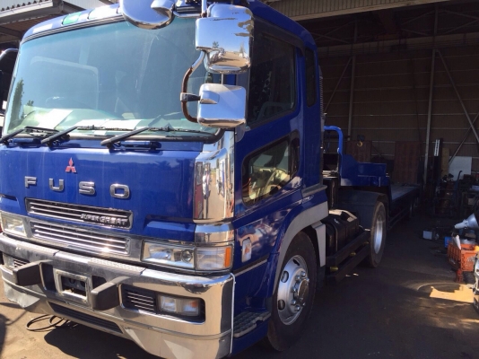 FUSO ซุปเปอร์เกรด FP511D เครื่อง8M20 รถหัวลากเทเลอร์หางโรลเบด 14ล้อ ยาว7เมตร รถปี1997