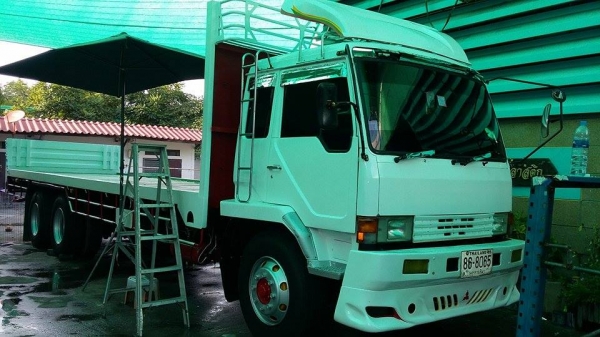 ขายรถบรรทุก10ล้อ มิตซูบิชิ ฟูโซ่195ยาว8.6ม.แอร์ วิทยุ ฟิวม์ครบ พร้อมใช้