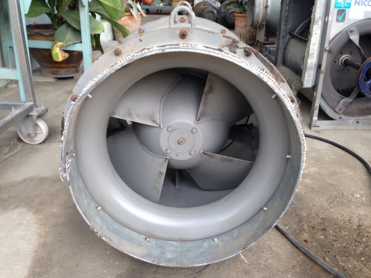 ( เหลือ 4 ตัวครับ )ขายโบวเวอร์ ดูด-เป่าอากาศในท่อ National 0.5HP. 380V made in Japan สภาพดี หมุนนิ่ม พร้อมใช้งาน มี 12 ตัวครับ