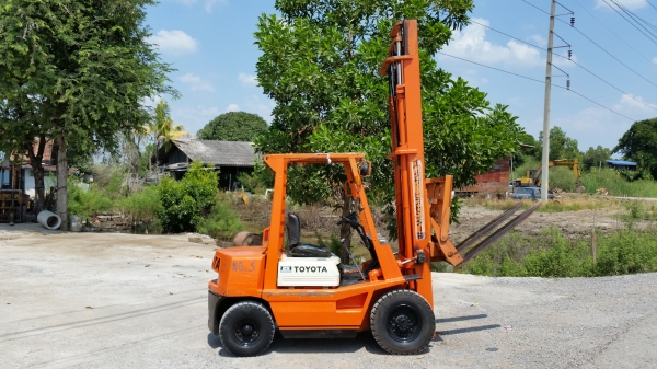 ขายด่วนรถยก TOYOTA 4FGยก2.5ตันเสาสูง5.5เมตรงากะดกได้รถนอกนำเข้ายังไม่เคยใช้งานในเมืองไทยเลย=รุ่นใหม่ขายถูกๆๆ