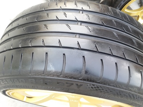 ขายล้อมือ2 PRODRIVE 18 หน้า9.5-10.5 พร้อมยาง 4 ล้อ (ฝากขาย)