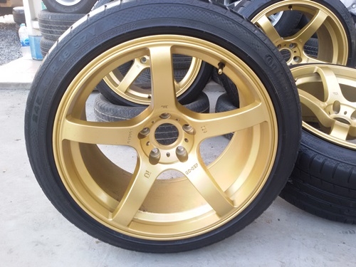 ขายล้อมือ2 PRODRIVE 18 หน้า9.5-10.5 พร้อมยาง 4 ล้อ (ฝากขาย)