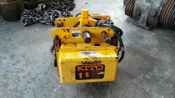====== Sold Out!! ====== ตัวเดินรอก KITO 1 Ton. 380V. สภาพสวย สด ใหม่!!