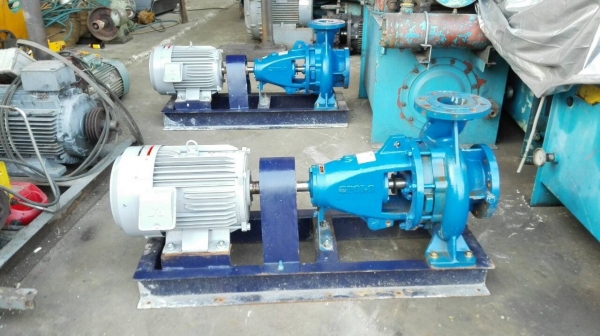 ==== SOLD ==== ปั้มน้ำหอยโข่ง POLO เข้า 4"- 3" ใบพัดทองเหลือง มอเตอร์ Mitsu 7.5 HP. 380V. มี 2 ชุด สั่งประกอบใหม่ แค่ลอง ยังไม่ได้ใช้งาน ใหม่กริ้บ!!