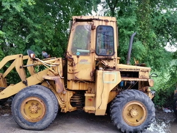 ขาย - รถตักล้อยางขนาดกลาง MITSUBISHI: WS3 แบบเอวอ่อน ขนาด 1 คิว เครื่องดีเซล