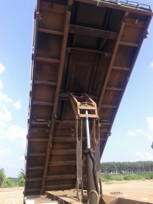 HINO 227 LD  ดัมพ์แม่ลูก  3 เพลา หัวเปอร์เซีย