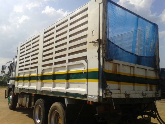 HINO 227 LD  ดัมพ์แม่ลูก  3 เพลา หัวเปอร์เซีย