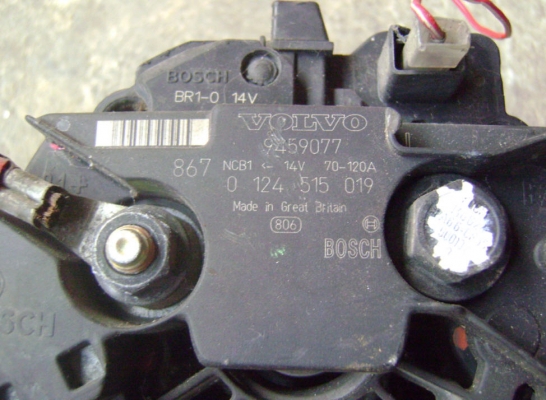 ไดชาร์จ volvo turbo s70 120 amp.