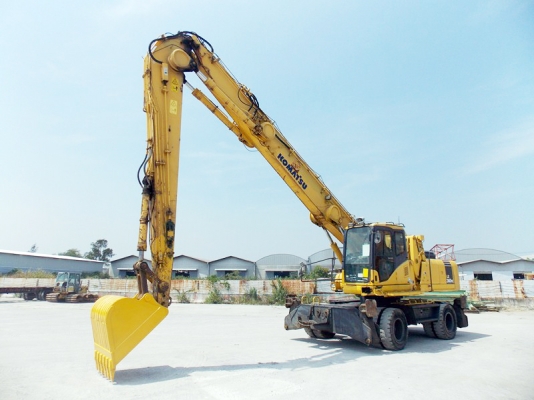 ขายรถขุดหัวดูดเหล็ก ล้อยางตัน KOMATSU LZ360W