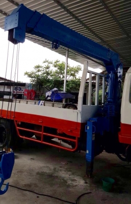 รถบรรทุกติดเครน 3.6ตันพร้อมใช้งาน เอกสารครบพร้อมโอน