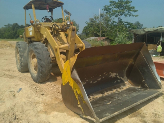 KOMATSU JH30 รถตักล้อยางพร้อมใช้งาน เครื่องดี ทำงานได้ปกติ แขนยาวแล้ว