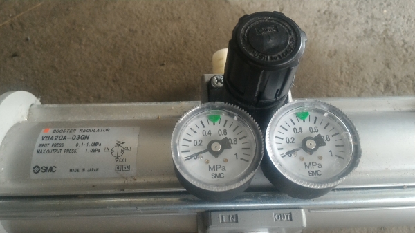 BOOSTER  REGULATOR ยี่ห้อ SMC จากญี่ปุ่น เพิ่มความดันสายหลัก