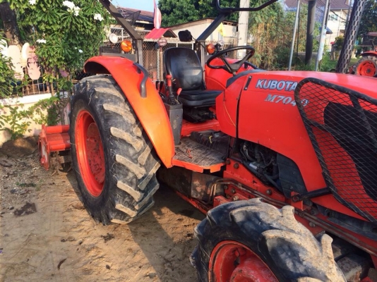 คูโบต้าM7040 พร้อมอุปกรณ์หลัง
