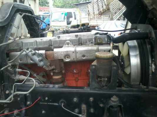 10ล้อเพลาเดียวISUZU DECA200 ยูโร2 จดปี46 ใบไม้เขียวแท้กระบะยาว6.35เมตร