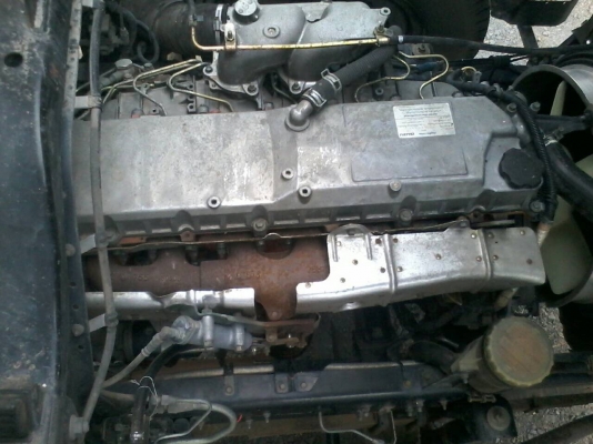 10ล้อเพลาเดียวISUZU DECA200 ยูโร2 จดปี46 ใบไม้เขียวแท้กระบะยาว6.35เมตร