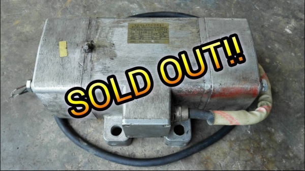 ====== Sold Out!! ====== มอเตอร์ สั่น-เขย่า SCHLAFHORST GERMANY 1 HP. 380V. เสื้ออลูมิเนียม สภาพสวย สด ใหม่ พร้อมใช้งาน!!