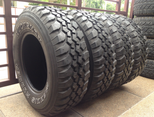 ยาง Mud Maxxis 30 9.5 R15 ปี12 ดอกเยอะ ไม่เคยลุย