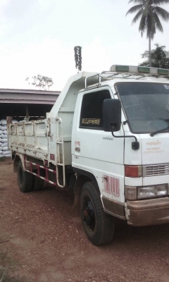 ขาย6 ล้อดัมพ์ NPR66Lเครื่อง135แรง มี 6 เกียร์ ใช้งานอยู่ มีแอร์ เพาเวอร์  มีสโลเฟืองFแคสสี่สวย-แถมคอกลากข้าวพร้อม โทร086-7383532