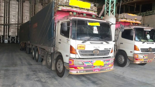 ขาย HINO MEGA 260 พ่วงแม่ลูก กระบะเนียมดั๊ม คอกเกษตร รถปี 48