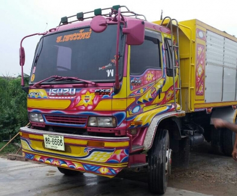 สิบล้อ อีซูชุ หัวเดก้า FVZ12 MY 195โบว์ 2เพา ดั้มมีเนียม สภาพดีสวยบางเดิมพร้อมใช้ ทะเบียนพร้อมโอน ราคา 870,000บ ต่อรองได้