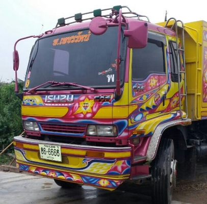 สิบล้อ อีซูชุ หัวเดก้า FVZ12 MY 195โบว์ 2เพา ดั้มมีเนียม สภาพดีสวยบางเดิมพร้อมใช้ ทะเบียนพร้อมโอน ราคา 870,000บ ต่อรองได้