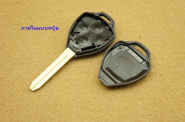 กรอบกุญแจรีโมทเดิมสำหรับTOYOTA พร้อมดอกกุญแจตามรุ่นรถ