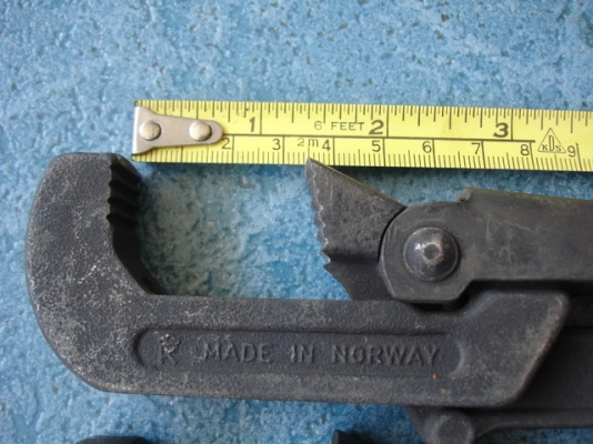 ประแจจับแป๊บ made in Norway ของใหม่เก่าเก็บ