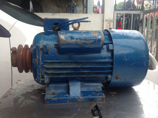 ขายถูกมอเตอร์3แรงไฟบ้าน220v.3500บาท