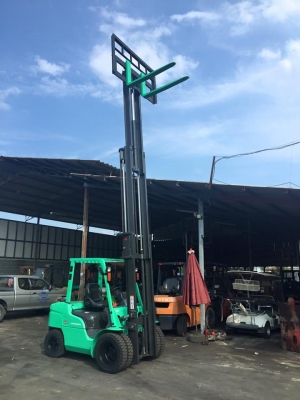 ฟอล์คลิฟต์ 3 ตัน เสายกสูง 6 เมตร MITSUBISHI GRENDIA รุ่นใหม่