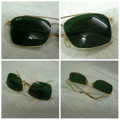 แว่นตาวินเทจโกลด์ฟิลด์ BAUSCH &amp; LOMB ไซซ์พี่บิ๊ก