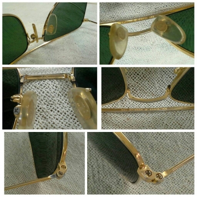 แว่นตาวินเทจโกลด์ฟิลด์ BAUSCH &amp; LOMB ไซซ์พี่บิ๊ก