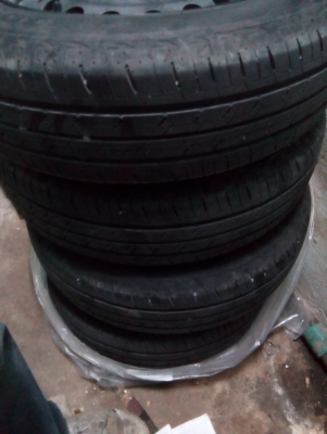 ขายยางพร้อมล้อกะทะ 4000บาท