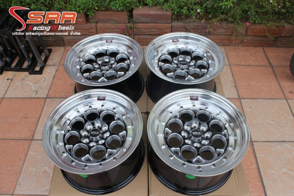 ล้อ WELD MAGNUM DRAG ขอบ15X8 4H100 วงละ 3,800 บาท