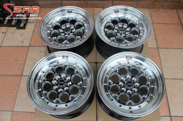 ล้อ WELD MAGNUM DRAG ขอบ15X8 4H100 วงละ 3,800 บาท