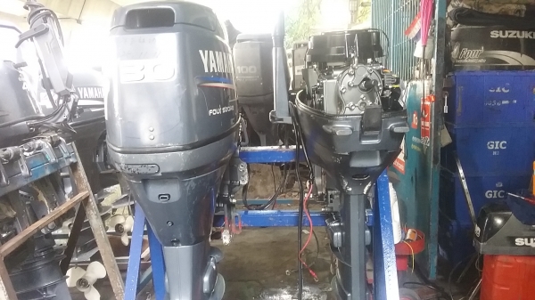 เครื่องsuzuki 30 hp 2 จังหวะเก่าญี่ปุ่น
