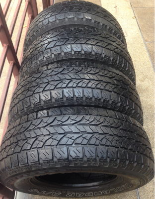 ยาง All Yokohama 265 70 16 กลางปี09 ดอกเต็ม พร้อมใช้งาน ราคาไม่แพง