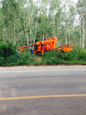 ขายแท่นเครนติดสว่านเจาะเสาเข็มเสาไฟฟ้า สภาพพร้อมยกใส้รถใช้งานได้เลยครับ