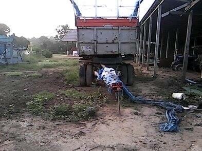 ขายด่วนครับ ลูกพ่วงดั้มพ์สามมิตร 2คาน พร้อมใช้งานเลยครับ