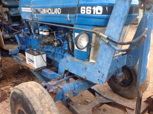 แทรกเตอร์ฟอร์ด 6610 สภาพดีเดิมๆมีผานดันหน้า และผานหลัง