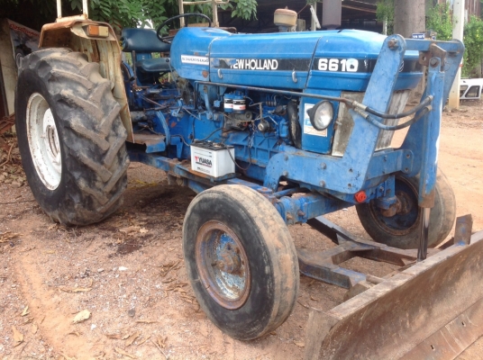 แทรกเตอร์ฟอร์ด 6610 สภาพดีเดิมๆมีผานดันหน้า และผานหลัง