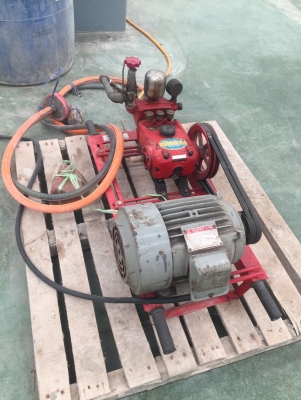 ปั้มนำ้อัดฉีด อุปกรณ์ครบชุดพร้อมใช้งาน