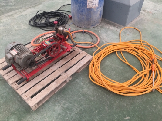 ปั้มนำ้อัดฉีด อุปกรณ์ครบชุดพร้อมใช้งาน