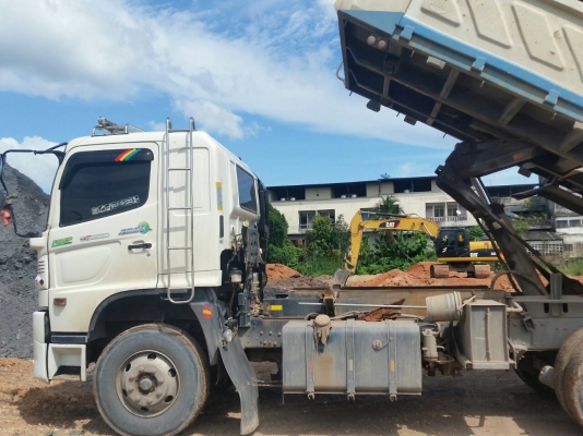 รถฮีโน่  10  ล้อดั้ม FM2P  380  แรงม้า.  ปี 55  ( ขายแม่ , ลูก )    สนใจติดต่อ  081 - 6079515