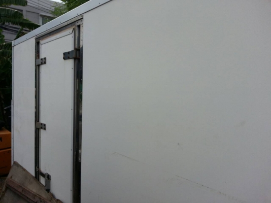 ขายตู้ห้องเย็น ติดหลังรถ พร้อมตัวทำความเย็น ขนาด ยาว 14 ฟุต กว้าง 6 ฟุต สูง 6 ฟุต