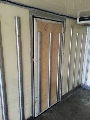 ขายตู้ห้องเย็น ติดหลังรถ พร้อมตัวทำความเย็น ขนาด ยาว 14 ฟุต กว้าง 6 ฟุต สูง 6 ฟุต